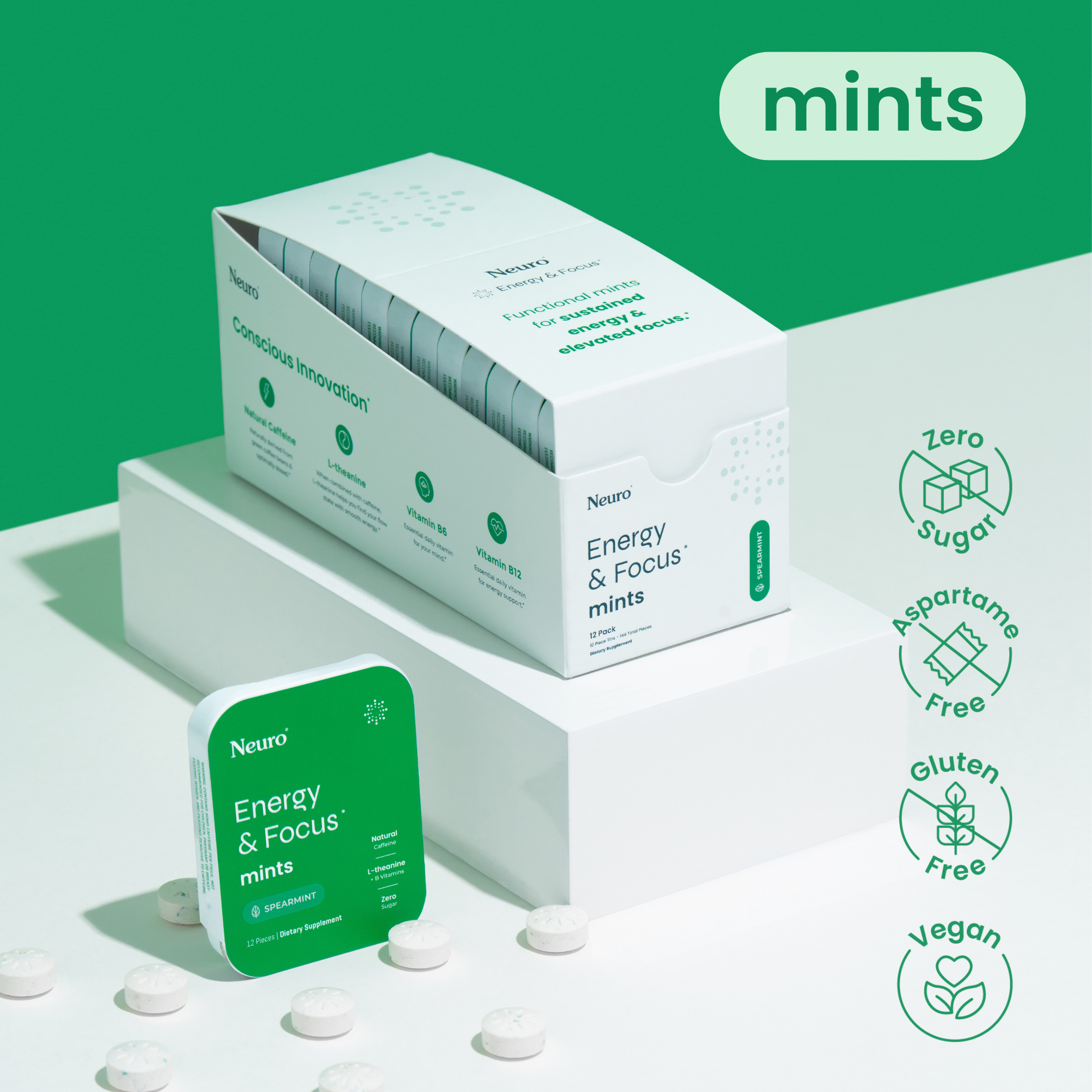 Energy and Focus Mints