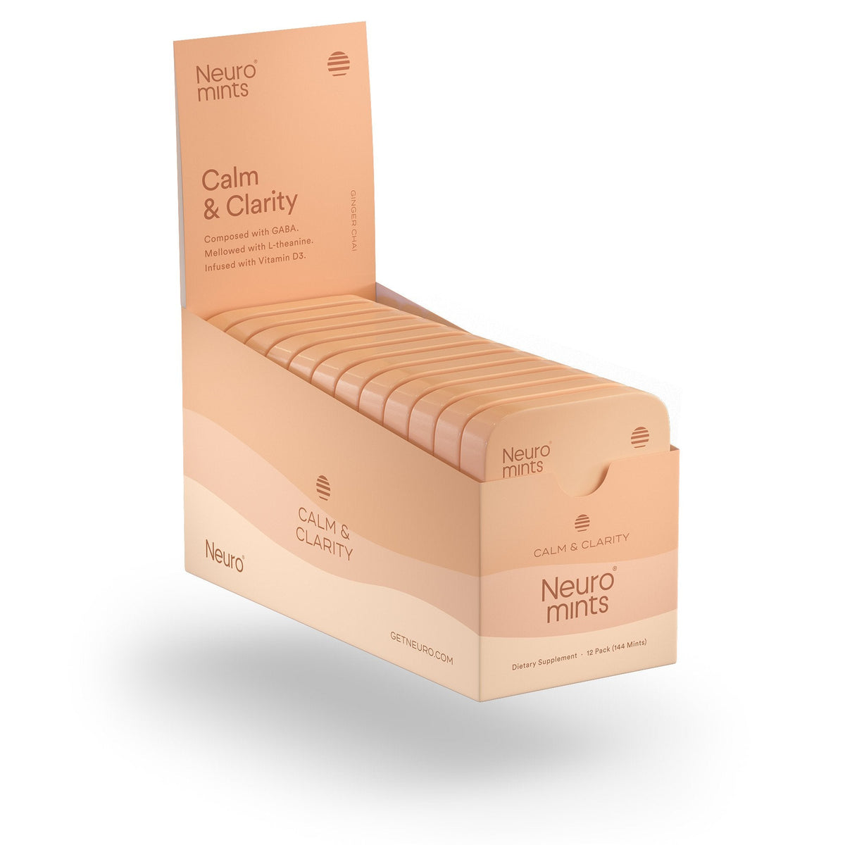 Neurix Mints Neuro Mints | GABA + L-theanine + Vitamin D3 | Calm and Clarity Mints ...
